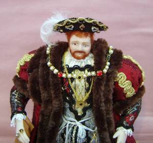 Close up of my recently updated King Henry VIII's  costume detail.