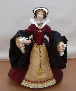 Miniature Queen Mary 1st (Mary Tudor).